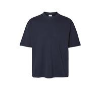 SELECTED HOMME Maglietta da uomo oversize a maniche corte, Blu, XXL