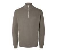 SELECTED HOMME Maglione da Uomo con Mezza Zip, Morel., S