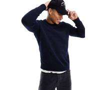 Selected Homme - Maglione girocollo in lana e alpaca blu navy 2XL