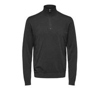 Selected Homme Male Cardigan Mezza Cerniera -, Antracit/Dettaglio: Melange, L