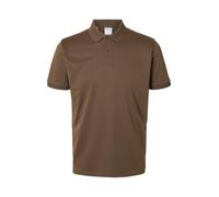 SELECTED HOMME Male Polo Shirt Kurzarm Slhfave Button SS Noos, Morel, L Uomo