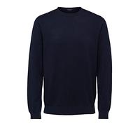 SELECTED HOMME Male Pullover Pima in Cotone, Blazer Blu Marine, XL