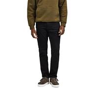 SELECTED HOMME Men's SLH196-STRAIGHTSCOTT 24001 W Noos Jeans Black Denim, 36/32, Denim Nero, 50 IT (36W/32L)