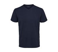 SELECTED HOMME NOS 16073458, T-Shirt Uomo, Blu (Navy BlazerNavy Blazer), Medium
