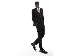 Selected Homme - Pantaloni da abito slim neri-Nero W32 L34