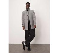 Selected Homme - Reuben - Cappotto grigio con scollo a imbuto XL