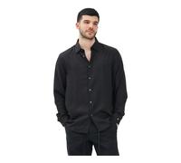 Selected Homme, ,Shirts ,Uomo ,Nero ,2XL Camicia a maniche lunghe nera lusso Charm