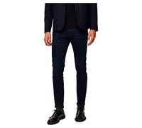 SELECTED HOMME Slh175-slimleon 6155 BB Super JNS W Noos Jeans, Blue Black Denim, 42 IT (28W/32L) Uomo