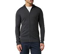 Selected Homme - Maglione lavorato grigio scuro mélange con zip L