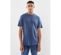 Selected Homme - Slhberg linen SS Knit Tee Noos Blu - Abbigliamento S Blu