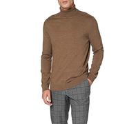 SELECTED HOMME SLHBERG Roll Neck B Noos Maglia di Tuta, Teak Melange, M Uomo