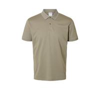 SELECTED HOMME Slhfave Button SS Polo Noos, Vetiver, L Uomo