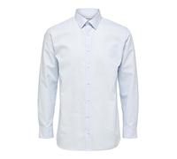 SELECTED HOMME SLHREGETHAN - Camicia da Uomo LS Classic B Noos, Colore Blu Chiaro, Taglia M, Azzurro, M
