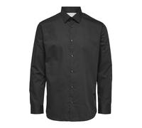 Selected Black Cotton Dress Shirt - IT48 | L