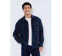 Selected Homme - Slhrelaxmax fleece Overshirt Blu - Abbigliamento S Blu