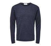 SELECTED HOMME Slhrome LS Knit Crew Neck G Noos Maglione, Zaffiro Scuro, XL Uomo