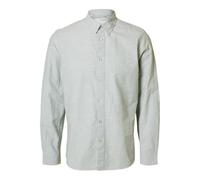SELECTED HOMME Slhslim-Sun Shirt LS Noos Maglietta, Iceberg Green, L Uomo