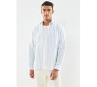 Selected Homme - Slhslimnew-Linen Shirt Ls W Noos Blu - Abbigliamento M Blu