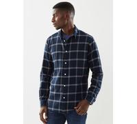 Selected Homme - Slhslimowen-Flannel Shirt Ls Noos Simple Blu - Abbigliamento M Blu