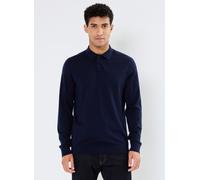 Polo in merino a maniche lunghe Selected Tray Bleu L