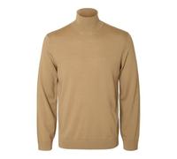 SELECTED HOMME Slhtray LS Knit Merino Roll Neck Noos Pullover, Kelp, M Uomo