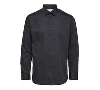 SELECTED HOMME Soft Camicia, Uomo, Nero, L
