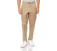 SELECTED HOMME WHITE Pantaloni da Uomo, Cincillà, 31 W/32 L