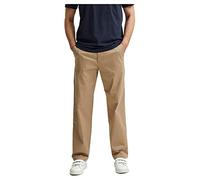 SELECTED HOMME WHITE Slhloose-Salford 220 Flex Pants W Noos Pantaloni, Cincillà, 31W x 34L Uomo