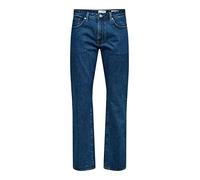 Selected Jeans Uomo, Blu Medio (Denim Blu Medio), W36 / L32