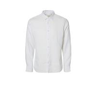 SELECTED Leinenhemd SLHREGKYLIAN-LINEN bianco | S