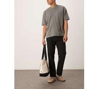 Selected 196 Leroy Linen Straight Fit Pants Nero M Uomo