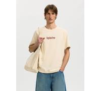 SELECTED Maglietta beige / rosso Uomo SELECTED S