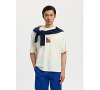 SELECTED Maglietta marrone / rosa / bianco Uomo SELECTED S