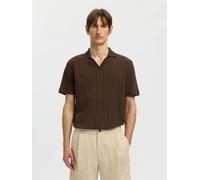SELECTED Maglietta marrone scuro Uomo SELECTED M