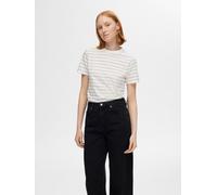 SELECTED Maglietta nero / bianco Donna SELECTED L