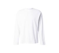 Selected - Oscar - T-shirt a maniche lunghe oversize bianca-Bianco L
