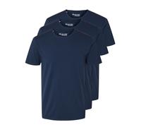 SELECTED Maglietta 'Roland' navy / blu scuro Uomo SELECTED S navy / blu scuro