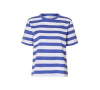 SELECTED Maglietta 'SLFESSENTIAL' blu / bianco Donna SELECTED XS blu / bianco