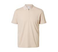 SELECTED Maglietta 'SLHFave' beige / bianco Uomo SELECTED XL beige / bianco