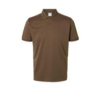 SELECTED Maglietta 'SLHFAVE' marrone Uomo SELECTED XS marrone