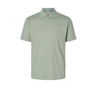 Selected Fave Button Short Sleeve Polo Verde XL Uomo