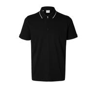 SELECTED Maglietta 'SLHFave' nero / bianco Uomo SELECTED M nero / bianco