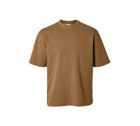 SELECTED HOMME T-shirt Uomo Marrone T-shirt manica corta T-shirt a manica corta