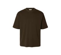 SELECTED Maglietta 'SLHOscar' marrone Uomo SELECTED XL