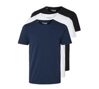 Selected Roland Short Sleeve T-shirt 3 Units Blu M Uomo