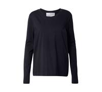 Maglia Basic a Maniche Lunghe Selected da Donna, Leggera, in Cotone SLFSTANDARD, Felpa Sottile., Colore:Nero, Taglia:S