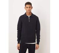 Selected - Maglione blu navy con zip corta XL