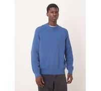 Selected - Maglione in 100% cotone a coste blu XXL