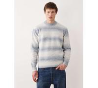 Selected - Maglione lavorato blu sfumato XL