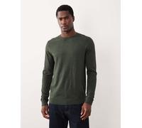 Selected - Maglione lavorato girocollo color verde scuro XXL